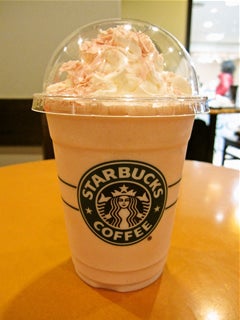 さくらクリームフラペチーノで春を先取り！／スターバックス・コーヒー 渋谷マークシティ店